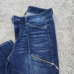 White House Black Market Dark Blue Skinny Jeans